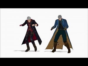 【Devil May Cry 4 MMD】 GLIDE 【Nero & Vergil】