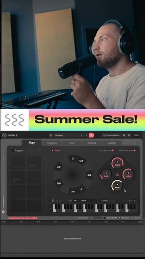 Create full beats and productions with your voice 🔥 Dubler Studio Kit 2 is now on sale ☀️#musicians