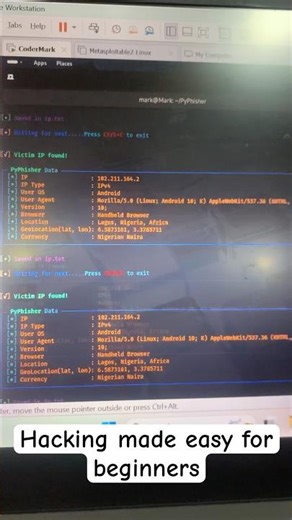 Cyber security for phone and iPhone using Kali Linus #hackr #shorts #tech