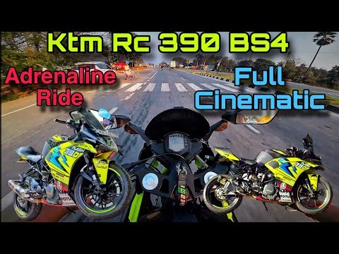 Full Adrenaline Sunday Evening Ride On The Most Powerful Bike in 1 Cylinder KTM RC 390 BS4 #rc390