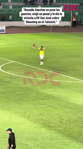 "Ronaldo Sánchez se puso los guantes, atajó un penal y le dio la victo... | ronaldo sanchez
