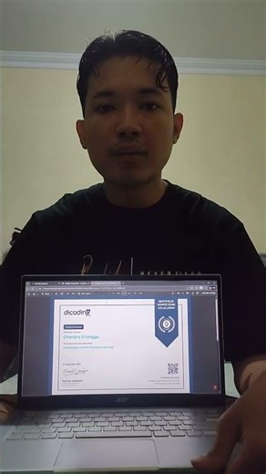 Testimoni Kelas Dicoding - Membangun Sistem Machine Learning.