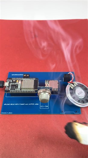 3.3K views · 22 reactions | Smoke Detector with ESP32 using MQ-135 sensor and DFPlayer Mini #arduino #engineering #electronics #arduinoproject #electricalengineer #arduinobeginner #programming #electrical #uploadideaswithitamar | Upload Ideas with Itamar | Facebook