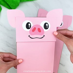 9.2K views · 362 reactions |  Paper Bag Pig Craft ✂️ Get the template on the blog | Simple Everyday Mom | Facebook