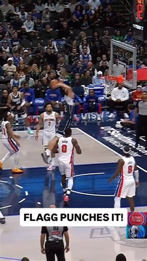 NBA on Instagram: "@cooper_flagg soars down the lane for the powerful two-handed slam! 💥 DET/DAL • NBA League Pass • "