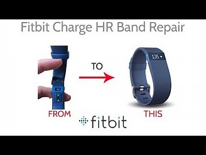 Repair Fitbit Charge HR Wristband Band Replacement How To Tutorial