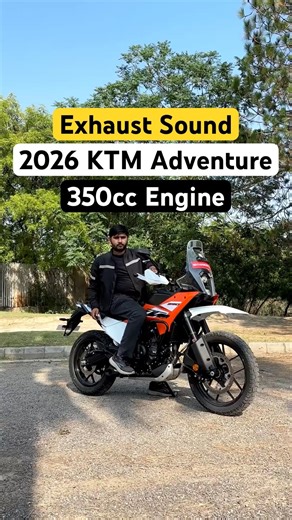 Exhaust sound | 2026 KTM 390 Adventure #shorts #powerontorque #ktm390adventure #automobile