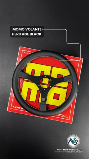 2.7K views | The MOMO Volante Heritage Black captures the spirit of vintage racing with a modern soul, where elegance meets adrenaline. Every curve, every stitch, every turn reminds you that true control isn’t just felt, it’s experienced. #steeringwheel #MOMOItaly #unboxing #automobile #cars #heritage | N8 Car Accessories 4x4 | Facebook
