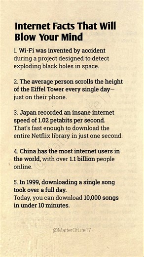 Mind-Blowing Internet Facts 🤯🌐 You Won’t Believe #InternetFacts #Technology
