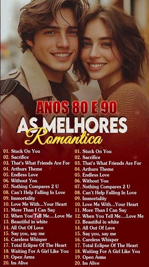 Melhores Canções de Amor Internacional 70s 80s 90s 💖 Playlist Romântica Clássica