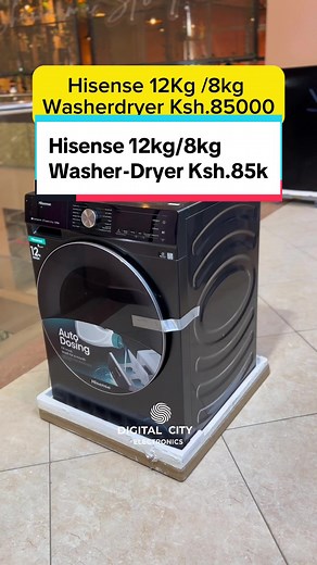 Hisense 12kg/8kg Washer-Dryer - Efficient Washing and Drying | Nairobi City Centre Mall