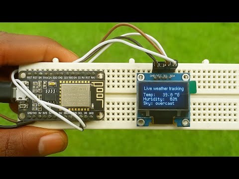 Live Weather Tracking with ESP8266 & OLED