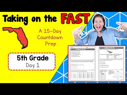 5th Grade | 15-Day FAST Math Countdown Series | Day 1