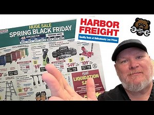 Harbor Freight Spring Black Friday Sale!