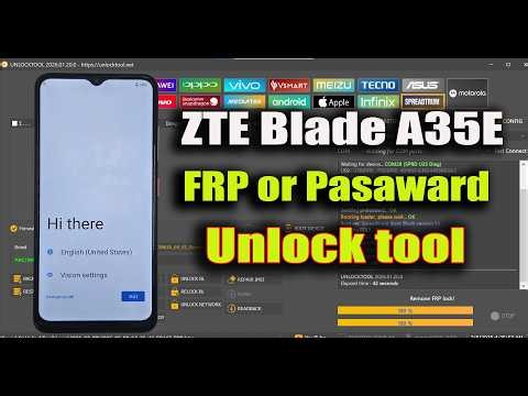 ZTE Blade A35E FRP Unlock & Password Reset Tool Unleashed for 2026!"