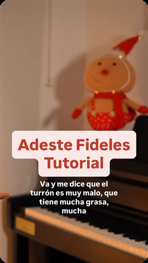 Margarita Rula Kaminska on Instagram: "Día 6 🎄🎹 Tutorial de Adeste Fideles #piano #aprenderpiano #pianotutorial #pianolessons #profesoradepiano"