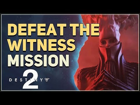 Defeat The Witness Destiny 2