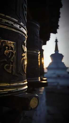 Zen Charm Art on Instagram: "Years flow through the fingertips, faith echoes in the wind.Wrinkled hands have touched the long pilgrimage road.Every turn is the gentlest prayer for life."