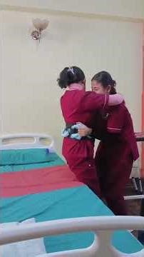 Gait Transfer Belt Training Future Caregivers in Action 👩 ⚕️