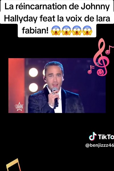 La réincarnation de Johnny Hallyday feat la voix de lara fabian! 😱😱😱😱