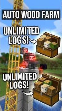 Minecraft 1.21+ Automatic Wood Farm | #9
