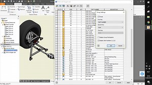 Parts lists for multiple Assemblies