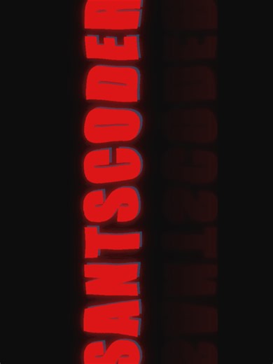 DISORDER Text Effect — HTML & CSS Texto distorcido que se move sozinho. Sem JavaScript. Só HTML CSS. #SantsCoder #HTML #CSS #WebDesign #CreativeCoding #FrontEnd