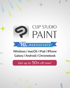 End of summer sale - up to 50% OFF! Get started with the drawing app loved by professional artists. | CLIP STUDIO PAINT