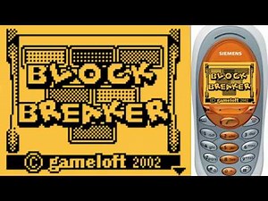 Block Breaker OLD JAVA GAME Gameloft 2002 year FULL WALKTHROUGH (Siemens M50 and Siemens SL45i)