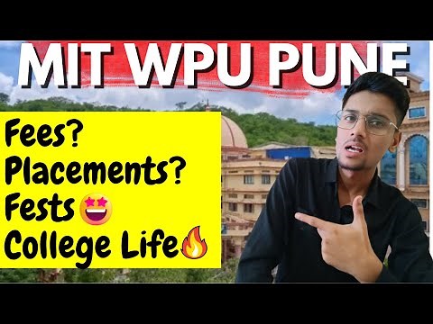 MIT WPU Pune REVIEW 2022 | CAMPUS TOUR | PLACEMENTS | CUTOFFs - JEE & MHTCET | ADMISSION | HOSTEL