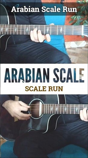 Arabian Scale Run | Guitar Scale Practice and Great for Finger Strength and Speed | Learn Guitar