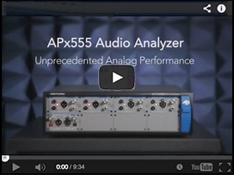 APx555 - High Performance Audio Analysis