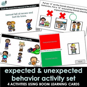 Expected & Unexpected Behaviors BOOM CARDS