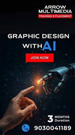 Graphic Designing with AI at Arrow multimedia