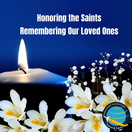 🕯️✨ Honoring the Saints, Remembering Our Loved Ones ✨🕯️ As we journey through life, may we never forget those who walked before us — the saints who inspire our faith and the loved ones whose memories guide our way. 💛 This All Saints’ Day, Discovery Adventure Travel and Tours joins everyone in prayer and reflection — celebrating life, love, and the eternal adventure beyond. 🌍🙏 #AllSaintsDay #AllSoulsDay #Undas2025 #DiscoveryAdventure #TravelBeyondBoundaries #FaithAndJourney #travelwithDATT |