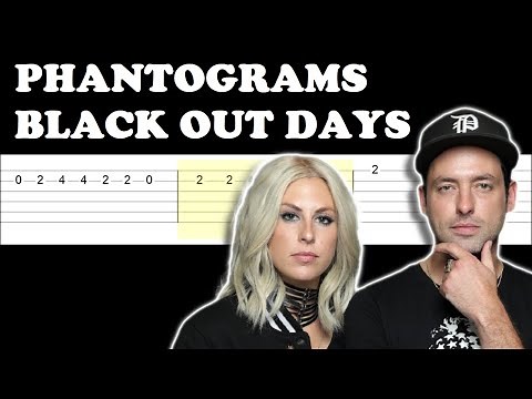 Phantogram - Black Out Days (Easy Guitar Tabs Tutorial)
