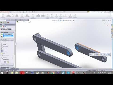 Simulation and motion study of crank-rocker mechanism