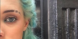 Girls Are Throwing It Back to the '80s With Super-Bold Eyebrow Cuts