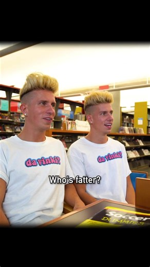 whos bigger? 😳💪 @That Library Show | Voros Twins Out Of Character