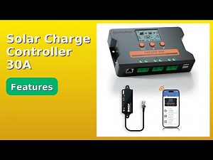 REVIEW (2026): Solar Charge Controller 30A. Features.