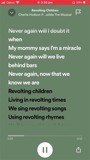 Revolting Children: Matilda the Musical Playlist