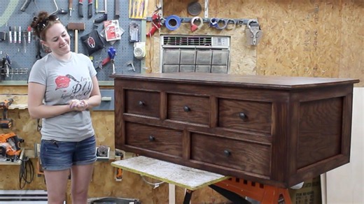 Build a hidden storage coffee table to maximize small spaces