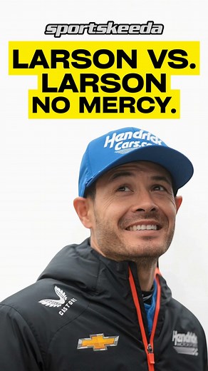 Kyle Larson refuses to let his kids win easy. #KyleLarson #LarsonFamily #OwenLarson #NASCAR2025 #Racing #Family #fyp | Sportskeeda NASCAR