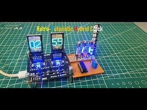 Retro-Futuristic Hybrid Clock Update4 #trending #circuitpython