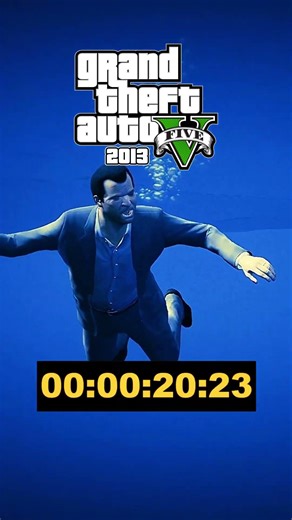 Que Protagonista Aguanta más Tiempo la Respiración Bajo el Agua en GTA 5 #gta #gta5 #gtav #fyp