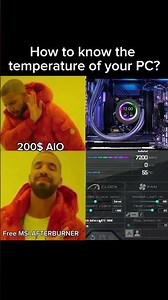 Guys, how do you monitor the temperature of your PC? #pc #pcgaming #pcgamer #gamingpc