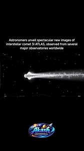 Interstellar Comet 3I ATLAS Stuns Astronomers 🌌 | Rare Space Visitor