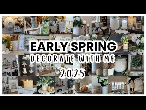 🌿 SPRING 2025 DECORATE WITH ME│COZY SPRING DECORATING IDEAS & INSPIRATION FOR YOUR HOME