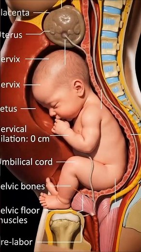 Early Labor Explained: 3 cm Cervical Dilation & Baby’s Position Inside the Womb