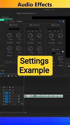 Dynamics Effects #shorts #tamil #videoediting #tutorial #premierepro #skillsupgrade #settings